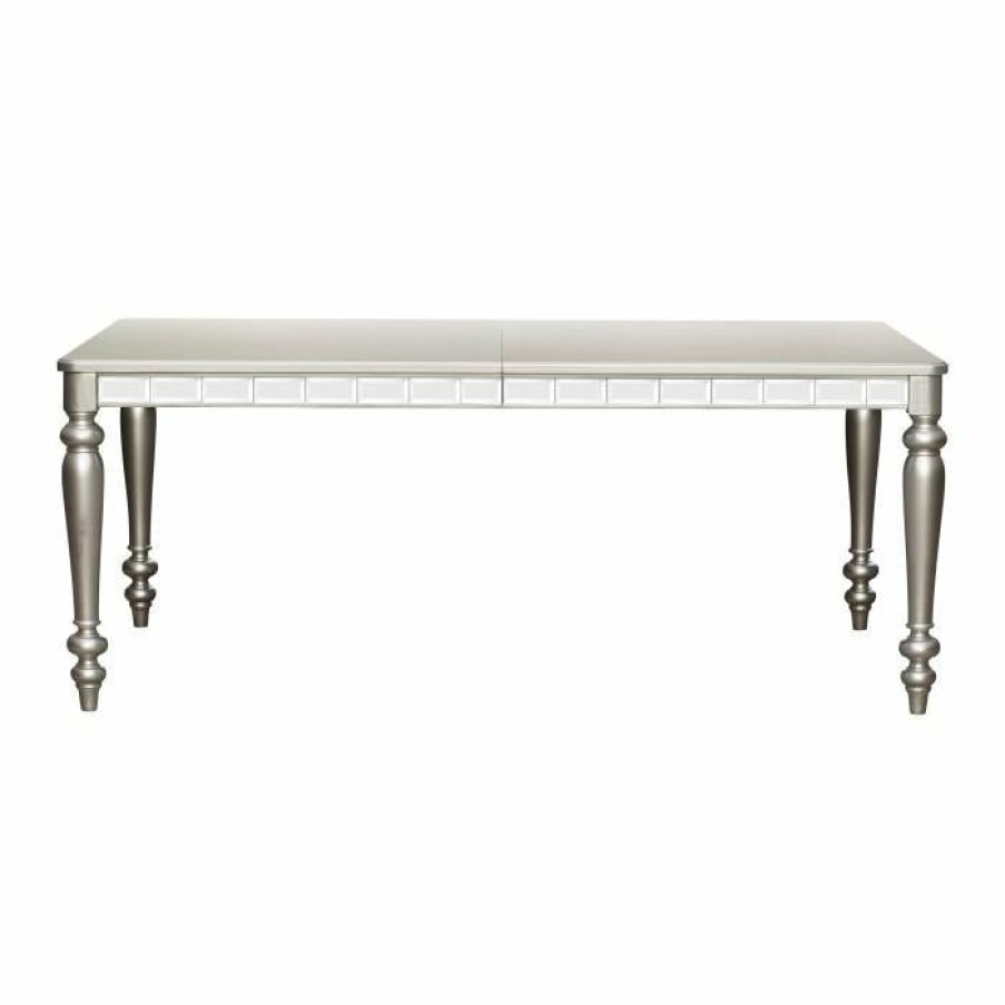 Dining Room Homelegance (Homerica East) | Homelegance Orsina Dining Table In Silver 5477N-96