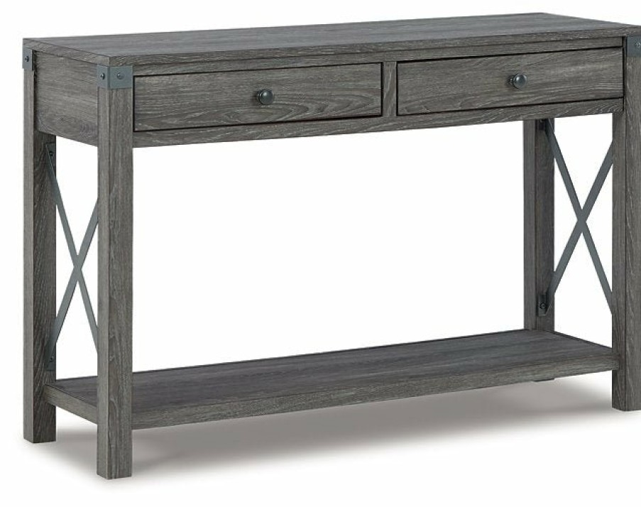 Living Room Ashley Furniture | Freedan Sofa/Console Table