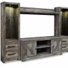 Entertainment Ashley Furniture | Wynnlow 4-Piece Entertainment Center