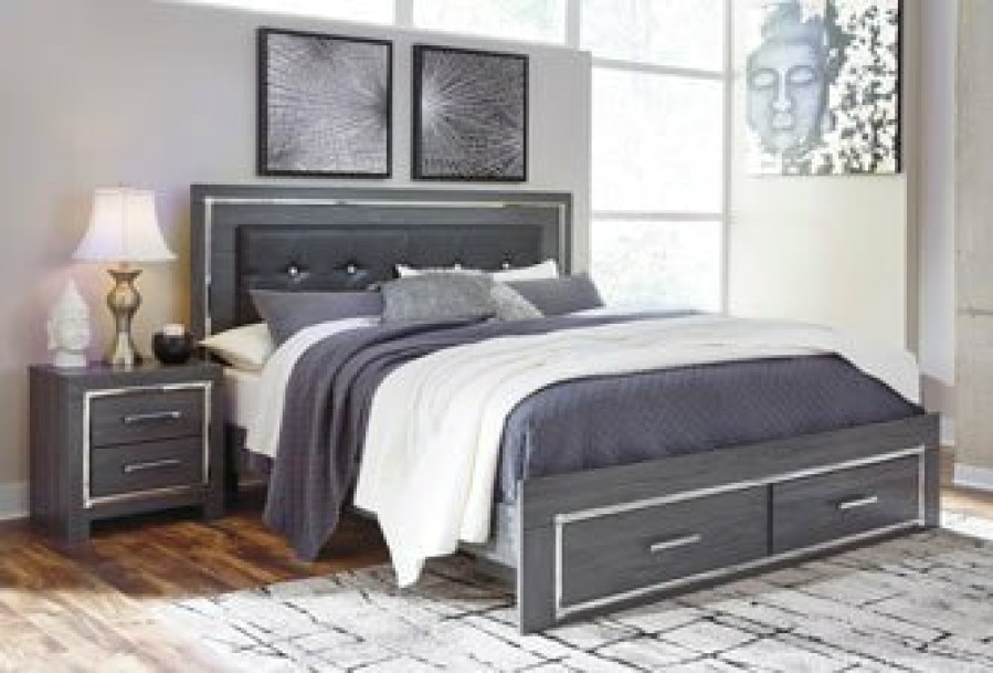 Bedroom Ashley Furniture | Lodanna Bed With 2 Storage Drawers