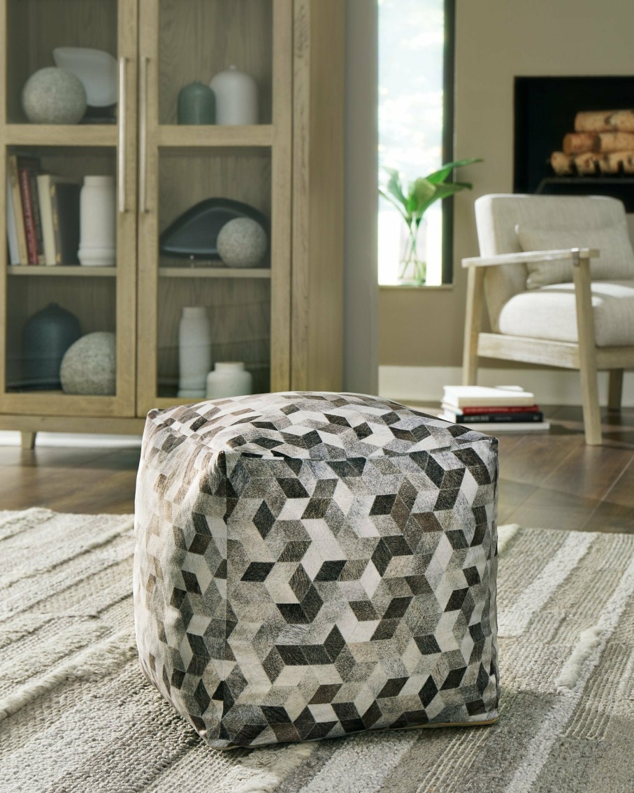 Accessories Ashley Furniture | Albermarle Pouf