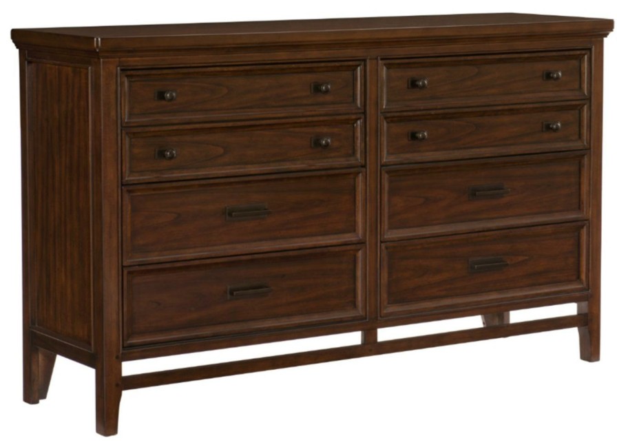 Bedroom Homelegance (Homerica East) | Homelegance Frazier Dresser In Dark Cherry 1649-5