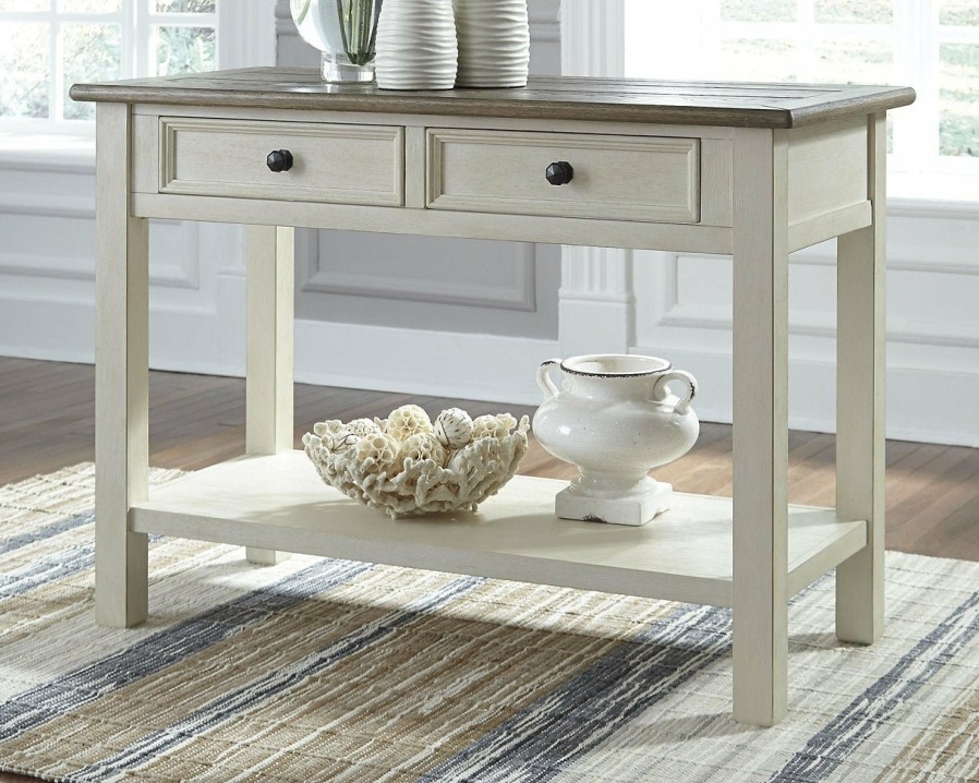 Living Room Ashley Furniture | Bolanburg Sofa/Console Table