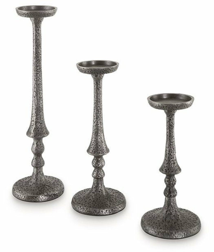 Accessories Ashley Furniture | Eravell Candle Holder (Set Of 3)