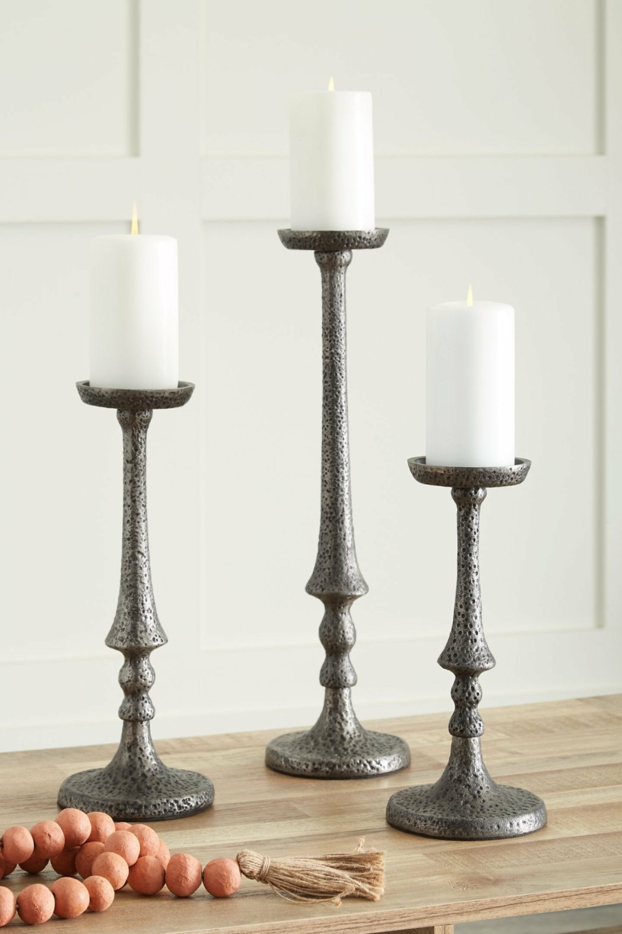 Accessories Ashley Furniture | Eravell Candle Holder (Set Of 3)