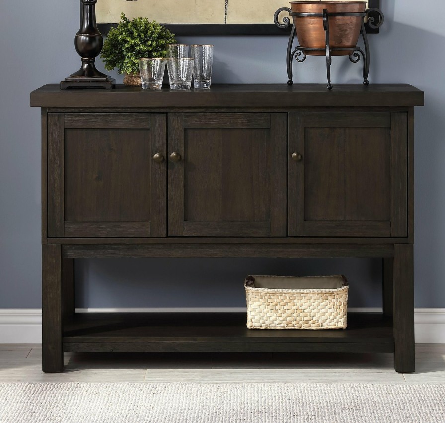 Dining Room ACME | Haddie Distressed Walnut Server