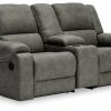 Living Room Ashley Furniture | Benlocke 3-Piece Reclining Loveseat With Console