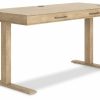 Home Office Ashley Furniture | Elmferd 53" Adjustable Height Desk