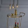 Dining Room ACME | Zekera Champagne Serving Cart