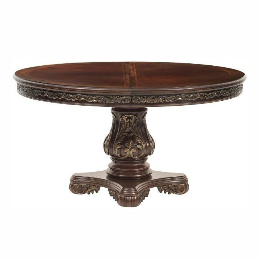 Dining Room Homelegance (Homerica East) | Homelegance Deryn Park Round Dining Table In Dark Cherry 2243-76*