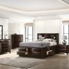 Bedroom Coaster Z2 Premium | Phoenix Cappuccino Queen Five Piece Bedroom Set