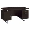 Home Office Coaster Z2 Premium | Glavan Contemporary Cappuccino Office Desk