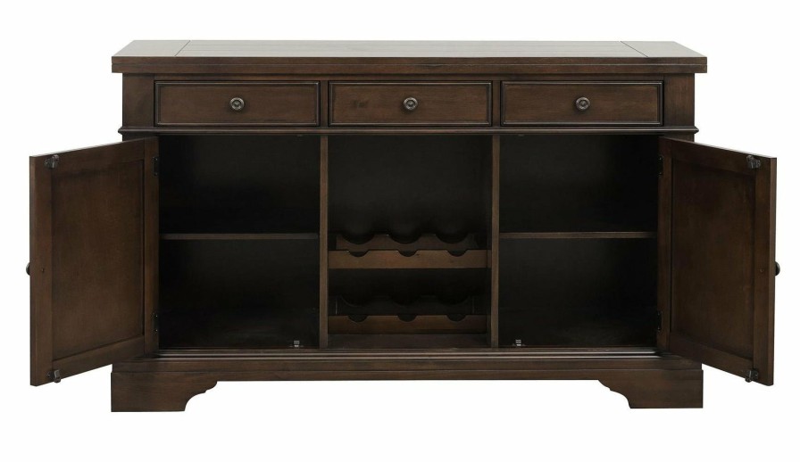 Dining Room Homelegance (Homerica East) | Homelegance Reid Buffet/Server In Dark Cherry