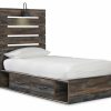 Bedroom Ashley Furniture | Drystan Bed With 2 Storage Drawers