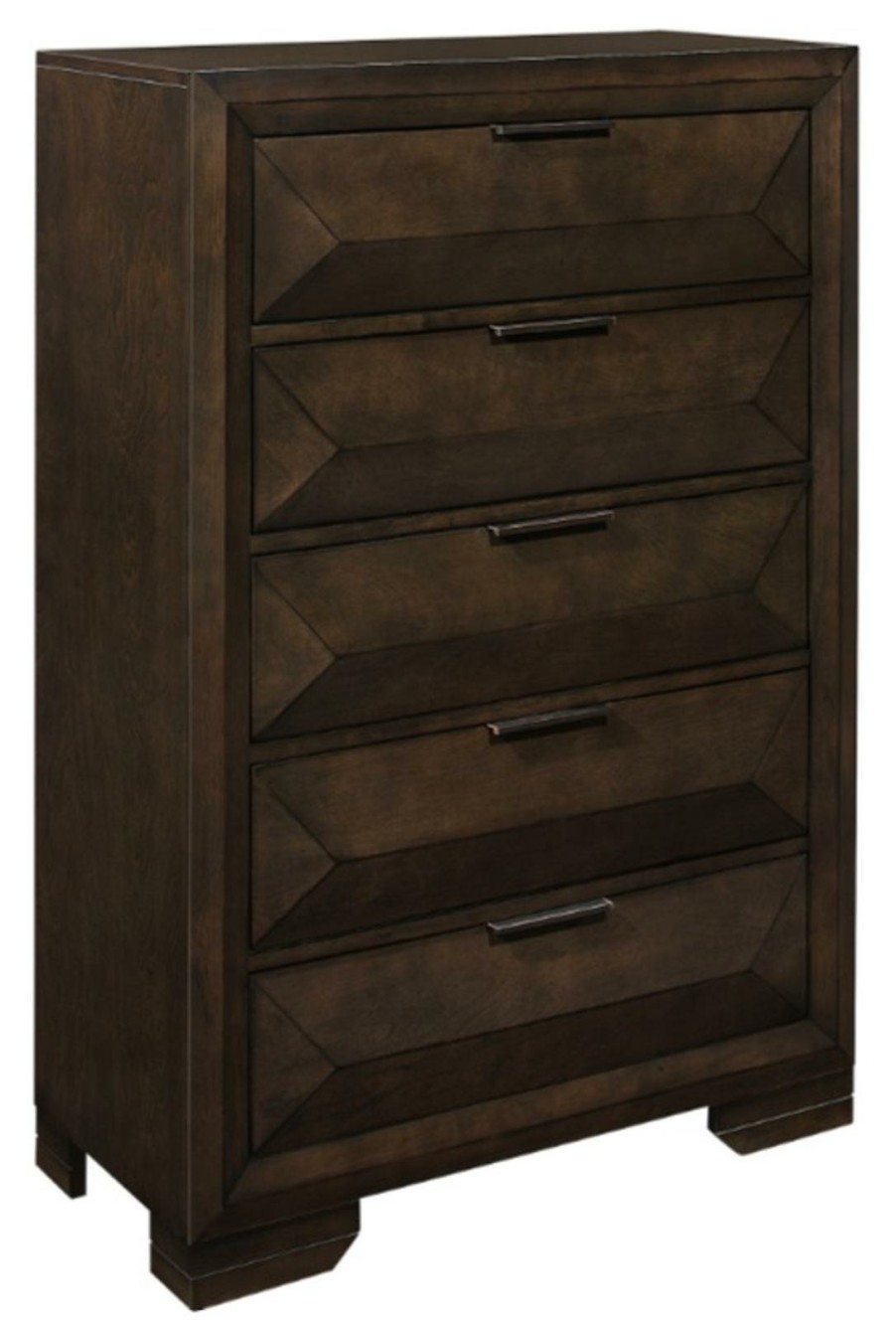 Bedroom Homelegance (Homerica East) | Homelegance Chesky Chest In Warm Espresso 1753-9