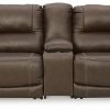 Living Room Ashley Furniture | Dunleith 3-Piece Power Reclining Loveseat With Console