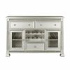 Dining Room Homelegance | Homelegance Bevelle Server In Silver 1958-40