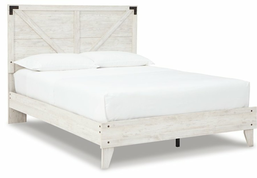 Bedroom Ashley Furniture | Shawburn Crossbuck Panel Bed