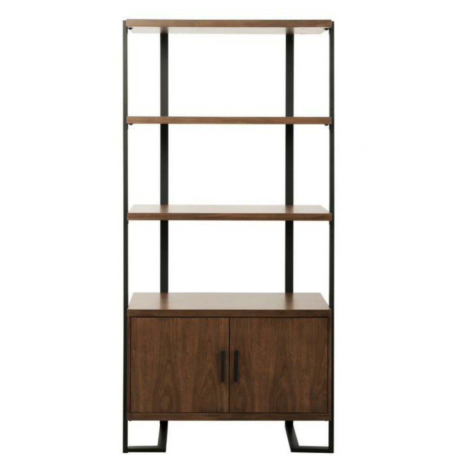 Home Office Homelegance (Homerica East) | Homelegance Sedley Bookcase In Walnut 5415Rf-17*