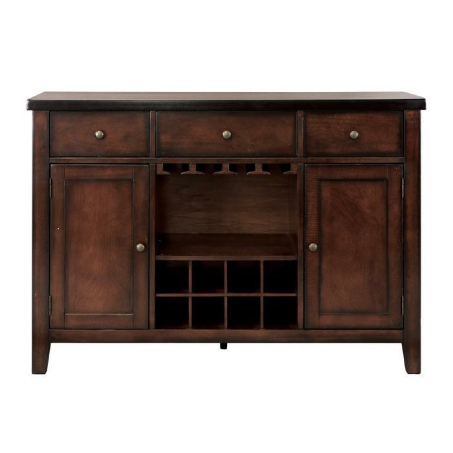 Dining Room Homelegance (Homerica East) | Homelegance Mantello Server In Cherry 5547-40