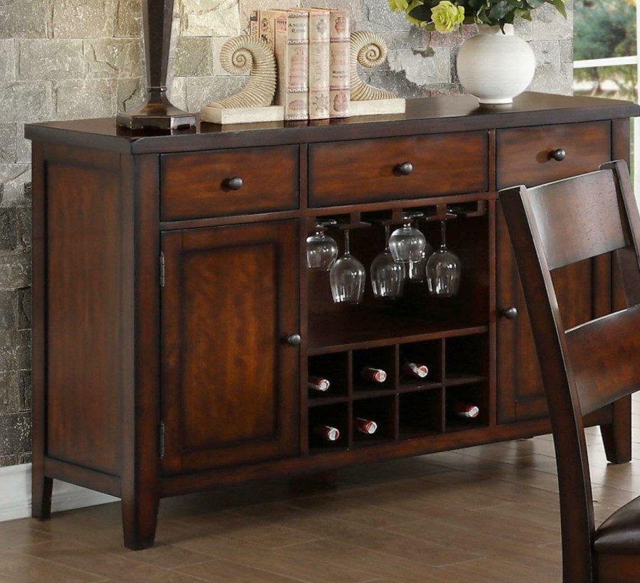 Dining Room Homelegance (Homerica East) | Homelegance Mantello Server In Cherry 5547-40