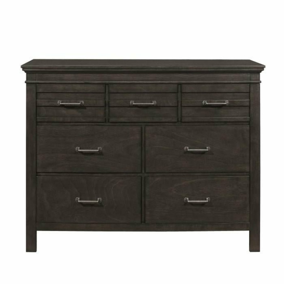 Bedroom Homelegance (Homerica East) | Homelegance Blaire Farm Dresser In Saddle Brown Wood 1675-5