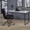 Home Office ACME East | Jurgen Antique White & Black Desk