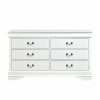 Bedroom Homelegance (Homerica East) | Homelegance Mayville 6 Drawer Dresser In White 2147W-5