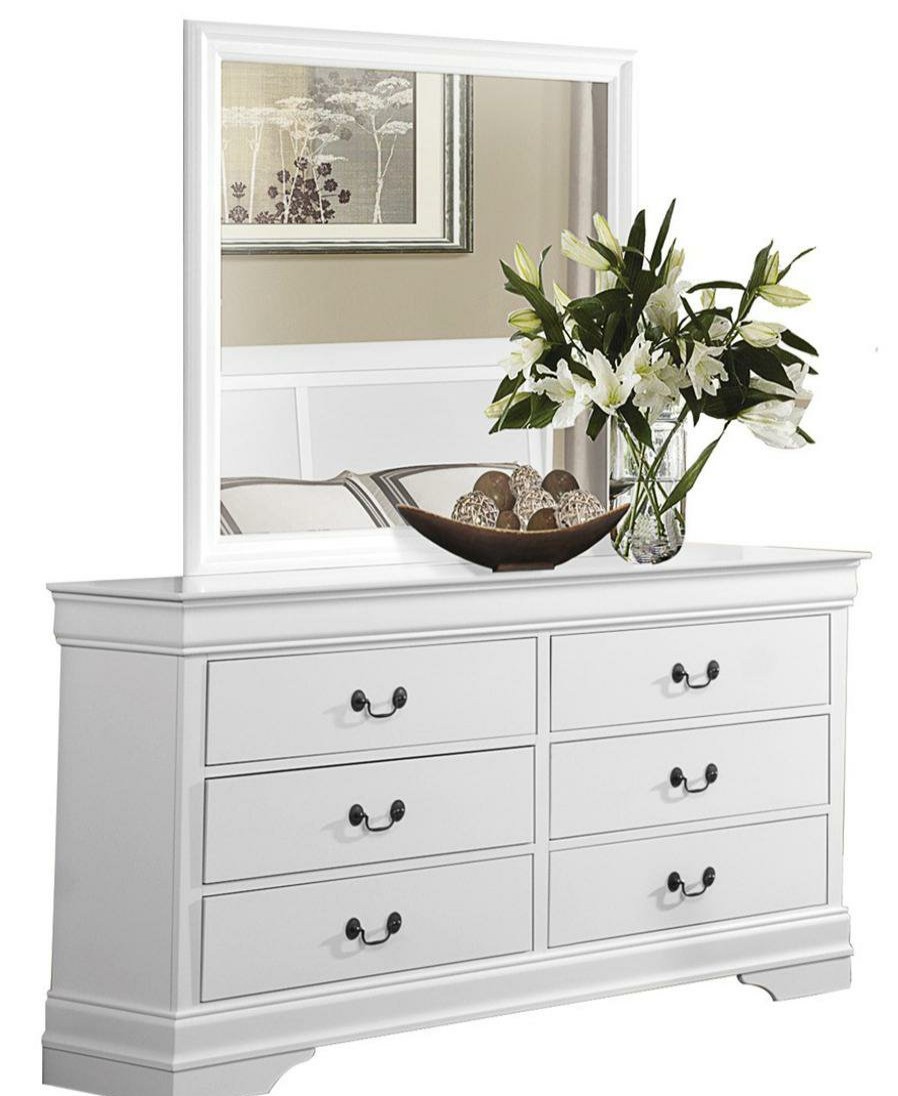 Bedroom Homelegance (Homerica East) | Homelegance Mayville 6 Drawer Dresser In White 2147W-5