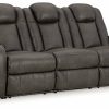 Living Room Ashley Furniture | Fyne-Dyme Power Reclining Sofa