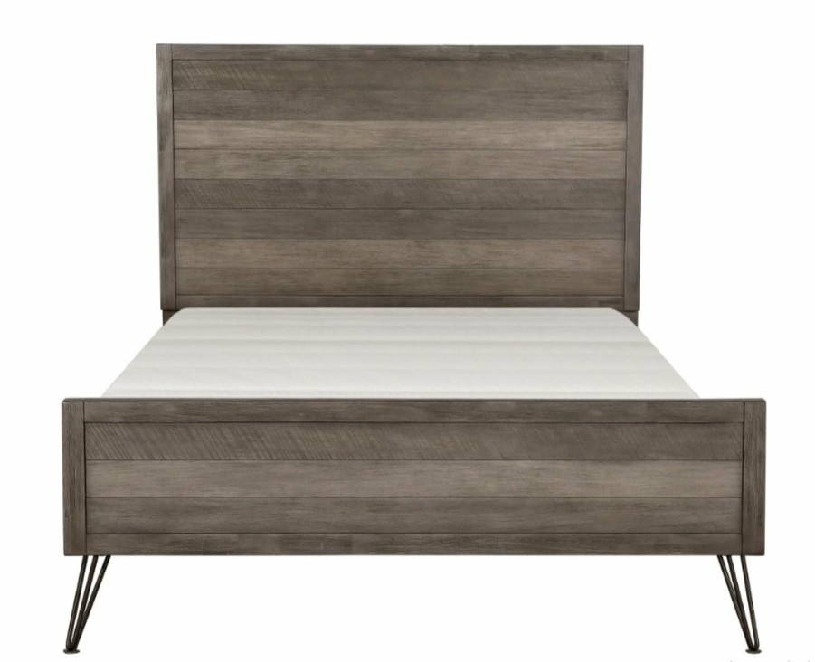 Bedroom Homelegance (Homerica East) | Homelegance Urbanite Queen Panel Bed In Tri-Tone Gray 1604-1*