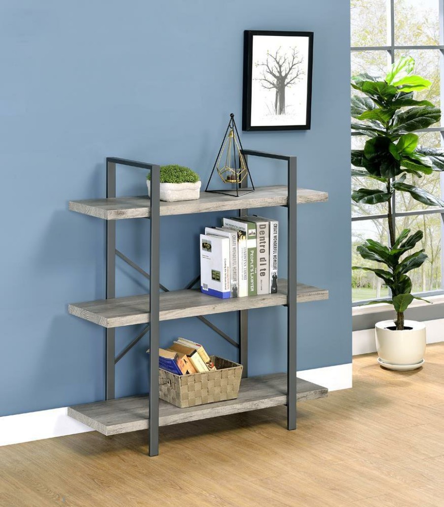 Home Office Coaster Z2 Premium | G805815 3 Shelf Bookcase