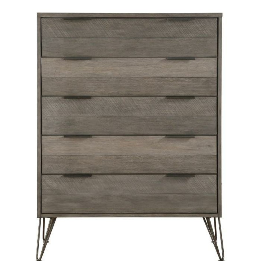 Bedroom Homelegance (Homerica East) | Homelegance Urbanite Chest In Tri-Tone Gray 1604-9