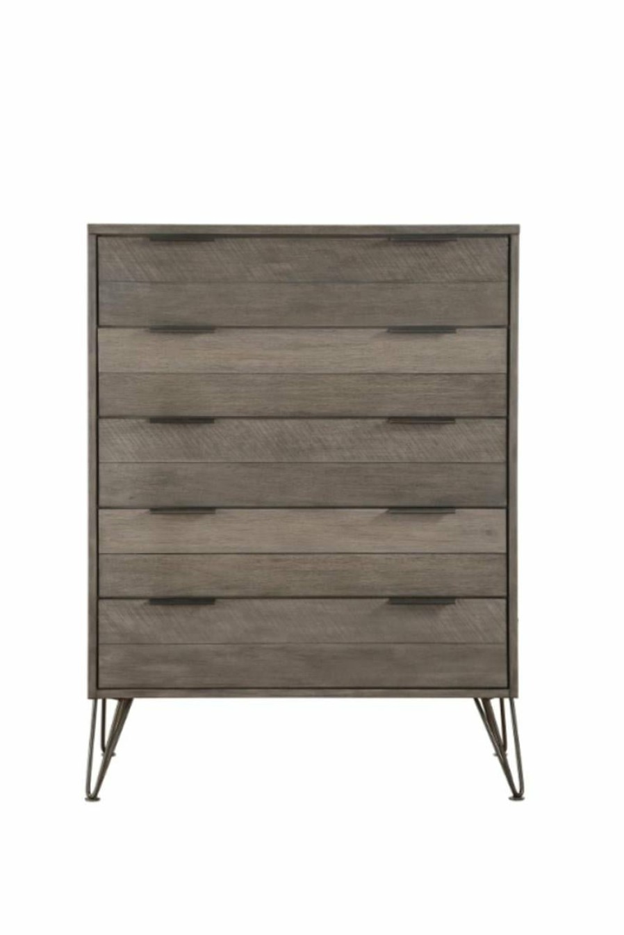 Bedroom Homelegance (Homerica East) | Homelegance Urbanite Chest In Tri-Tone Gray 1604-9