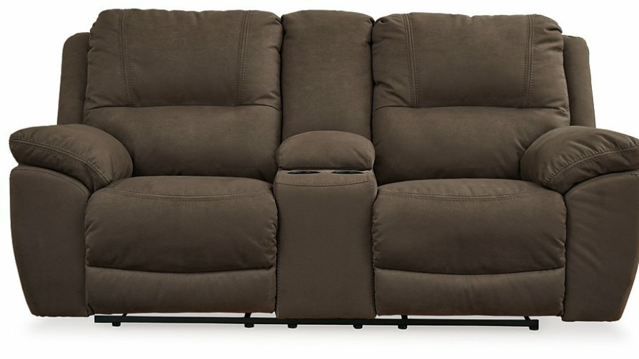 Living Room Ashley Furniture | Next-Gen Gaucho Power Reclining Loveseat With Console