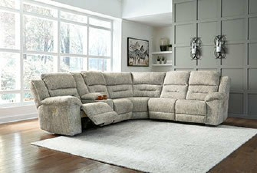 Living Room Ashley Furniture | Family Den 3-Piece Power Reclining Sectional