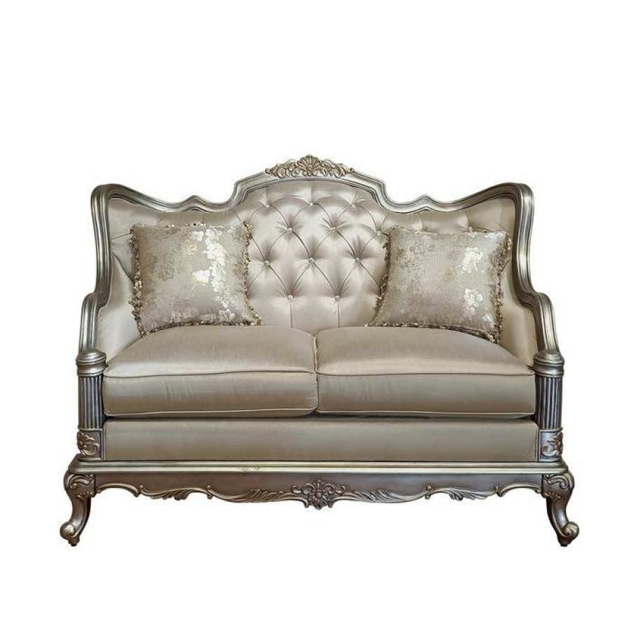 Living Room Homelegance (Homerica East) | Homelegance Furniture Florentina Loveseat In Taupe 8412-2