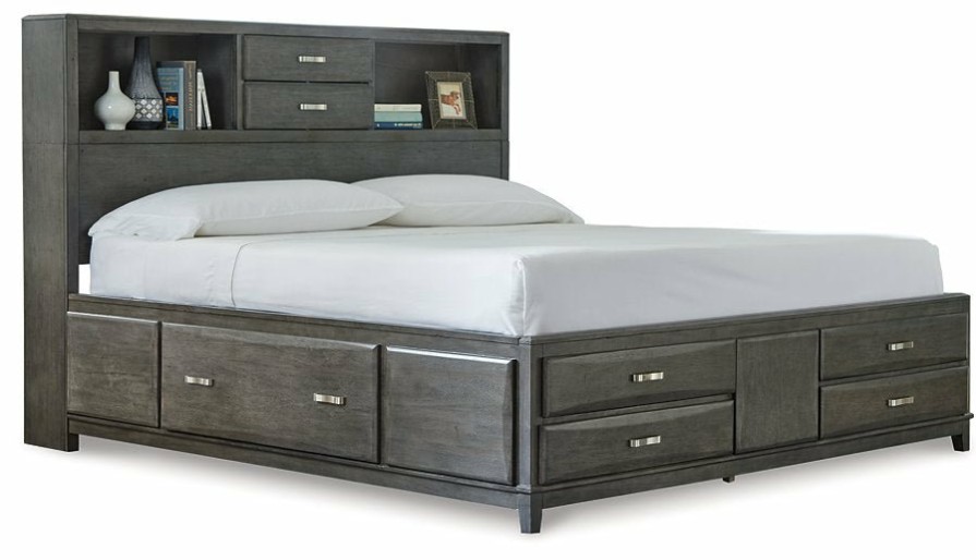 Bedroom Ashley Furniture | Caitbrook Storage Bed With 8 Drawers