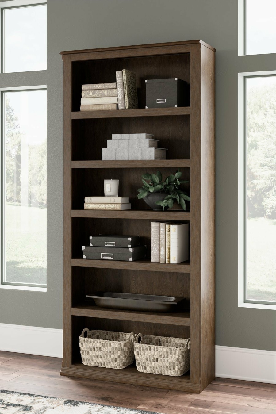 Home Office Ashley Furniture | Janismore Large Bookcase