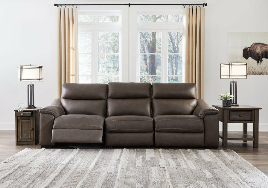 Living Room Ashley Furniture | Salvatore 3-Piece Power Reclining Sofa