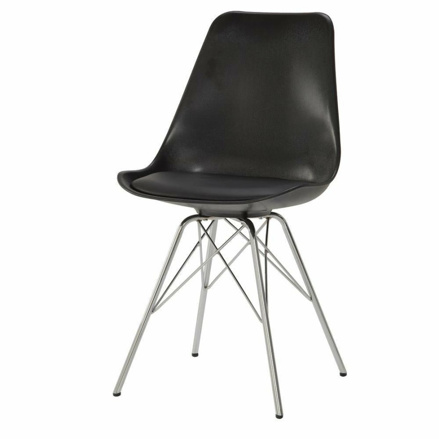 Dining Room Coaster Z2 Premium | Lowry Contemporary Black Dining Chair