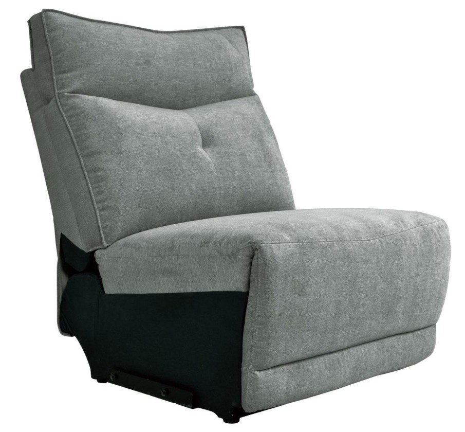 Living Room Homelegance (Homerica East) | Homelegance Furniture Tesoro Armless Chair In Dark Gray 9509Dg-Ac