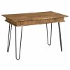 Home Office Coaster Z2 Premium | Sheeran Rustic Amber Writing Desk