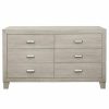 Bedroom Homelegance (Homerica East) | Homelegance Furniture Quinby 6 Drawer Dresser In Light Brown 1525-5