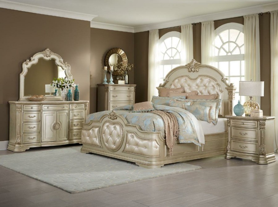 Bedroom Homelegance (Homerica East) | Homelegance Antoinetta Chest In Champagne Wood 1919Nc-9