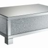 Living Room Coaster Z2 Premium | G722498 Contemporary Silver Coffee Table