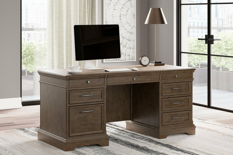 Home Office Ashley Furniture | Janismore Home Office Desk