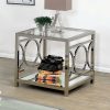 Living Room FOA East | Rylee Chrome End Table, Chrome