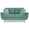 Living Room Homelegance (Homerica East) | Homelegance Furniture Deryn Loveseat In Teal 8327Tl-2