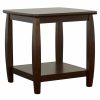 Living Room Coaster Z2 Premium | Wood Top Espresso End Table